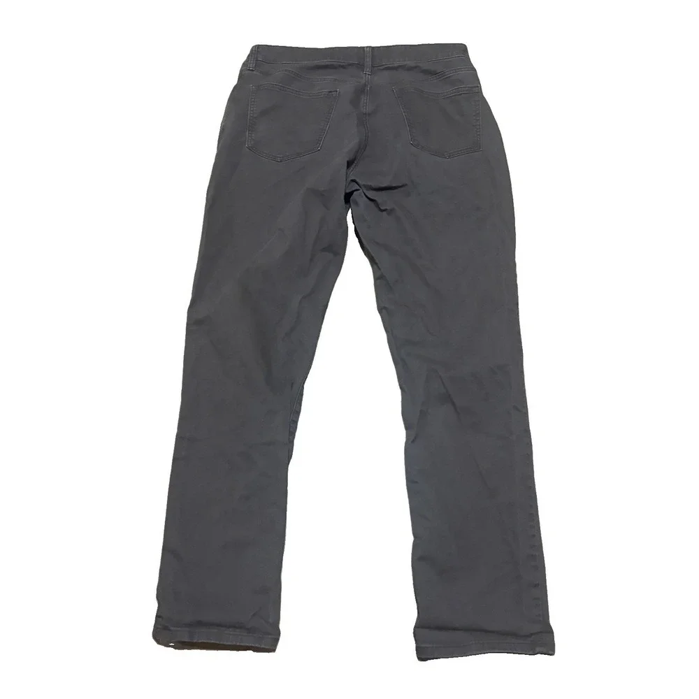 Flint And Tinder Mens 34x32 5 Pocket Pant Straight Fit Gray Stretch Chino